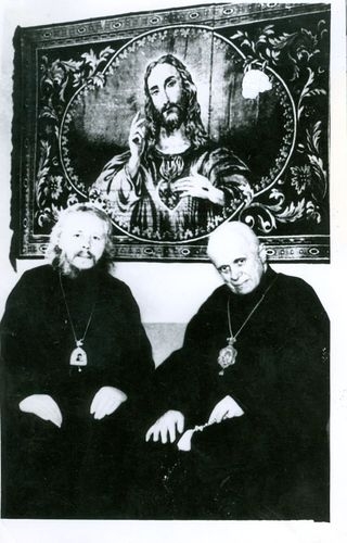 Архиепископ Вениамин (Новицкий) и архимандрит Иоанн (Снычев)